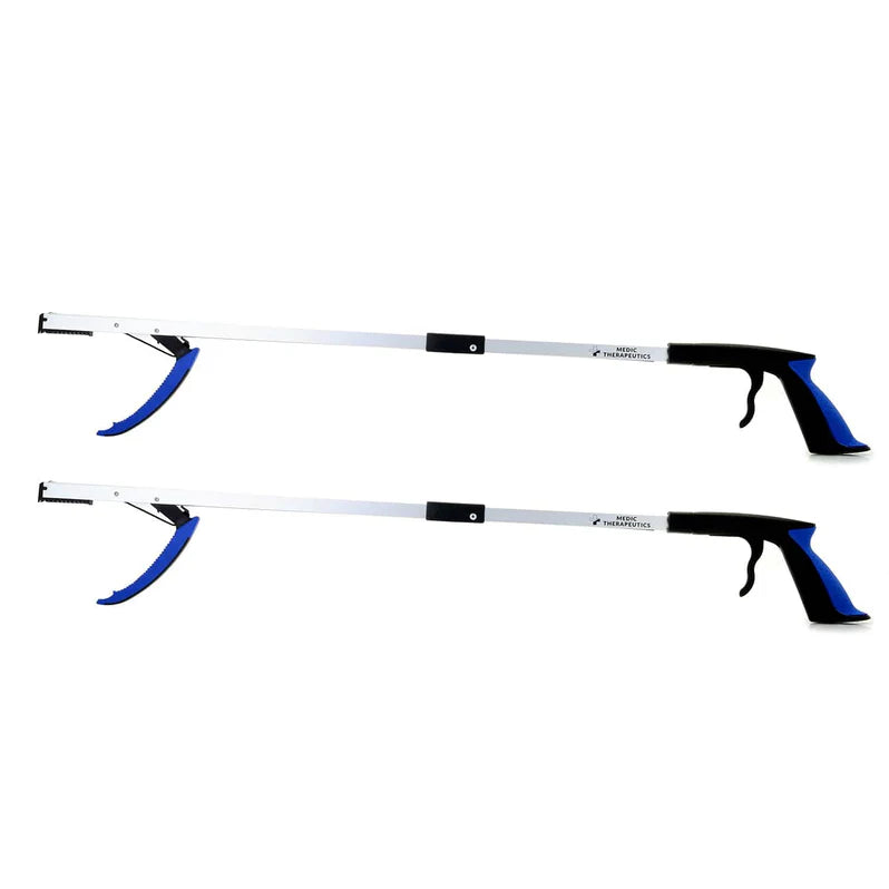 Medic Therapeutics 2-Pack Extra Long Reacher Grab Tool w/ Magnetic Tip