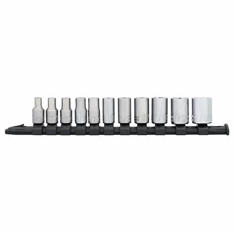 CRAFTSMAN 11-Piece 1/4-Inch Drive SAE 6-Point Socket Set (Model: CMMT12040)