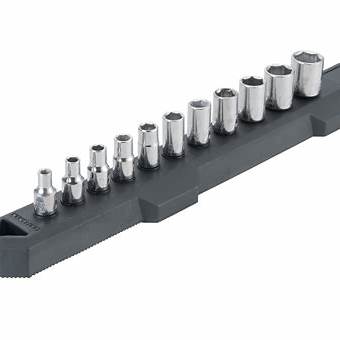 CRAFTSMAN 11-Piece 1/4-Inch Drive SAE 6-Point Socket Set (Model: CMMT12040)
