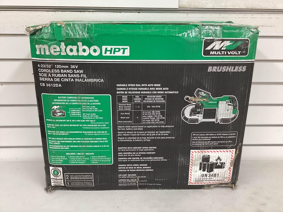 Metabo HPT 36-Volt 5-in Portable Band Saw