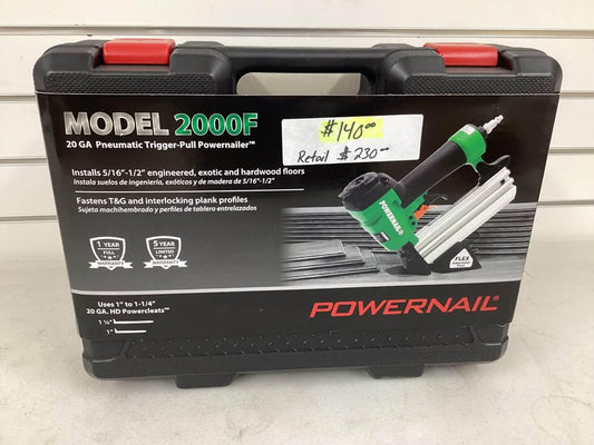 POWERNAIL 2000F Pneumatic 20-Gauge L-Cleat Nailer