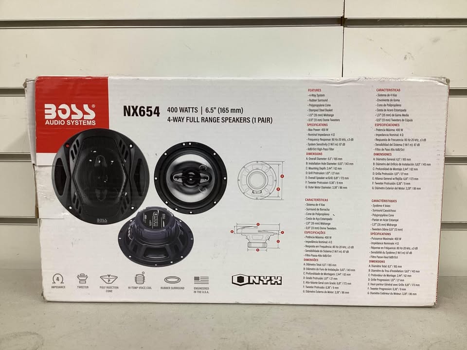 Boss Audio Car Stereo Speakers