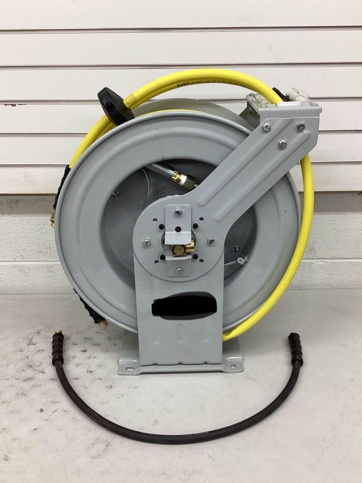 Auto-Rewind Air Hose Reel with 1/2in. x 100ft. OSRDA12100-NT 300 PSI