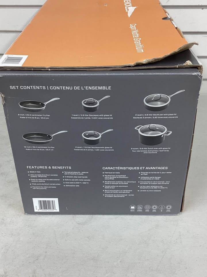 Henckels Capri Notte 10-Piece Nonstick Granitium Cookware Set