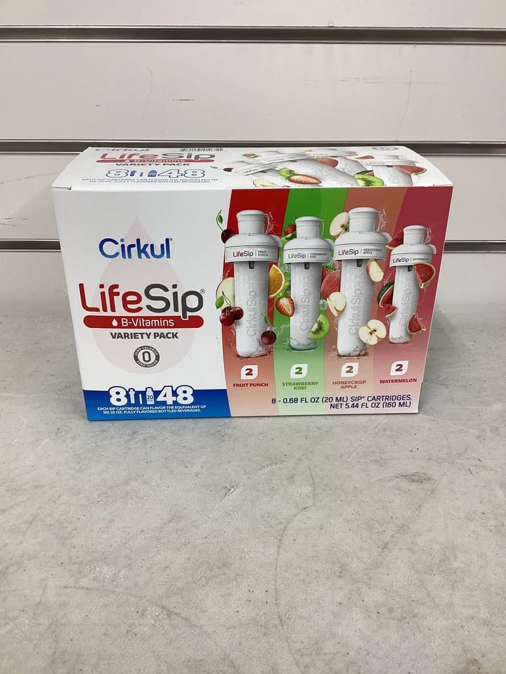 Cirkul Lifesip Flavored Water Cartridge Variety Pack, 8 Pack