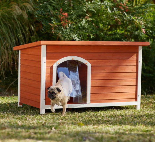 Frisco Craftsman Wooden Outdoor Dog House