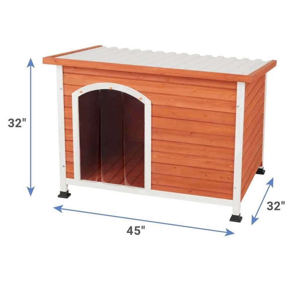Frisco Craftsman Wooden Outdoor Dog House
