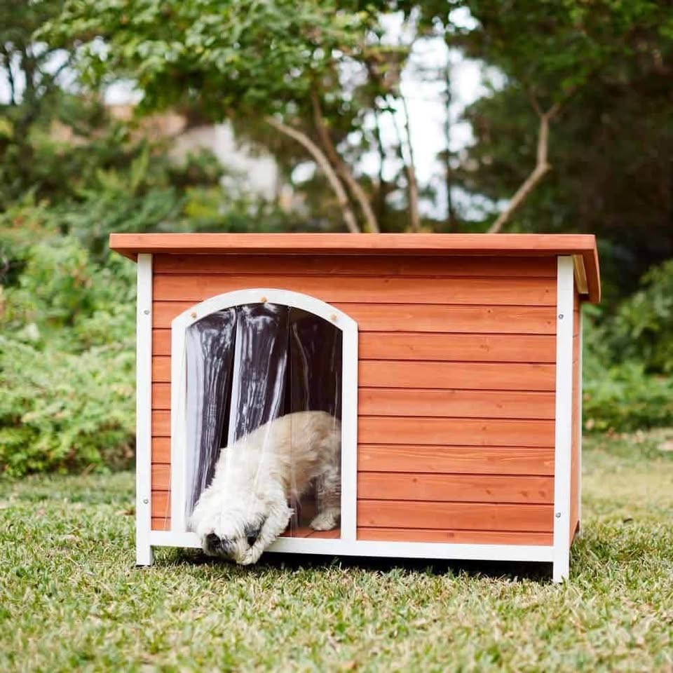 Frisco Craftsman Wooden Outdoor Dog House