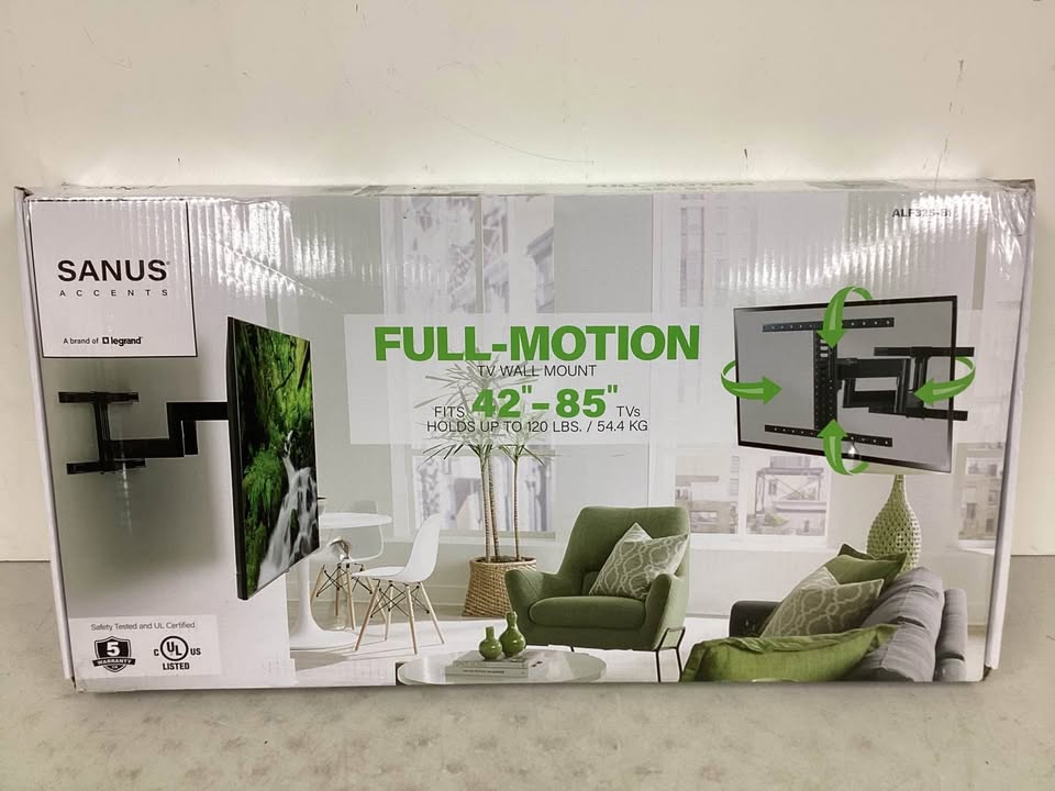 Sanus Large Full Motion Wall Mount 42-85" TV's