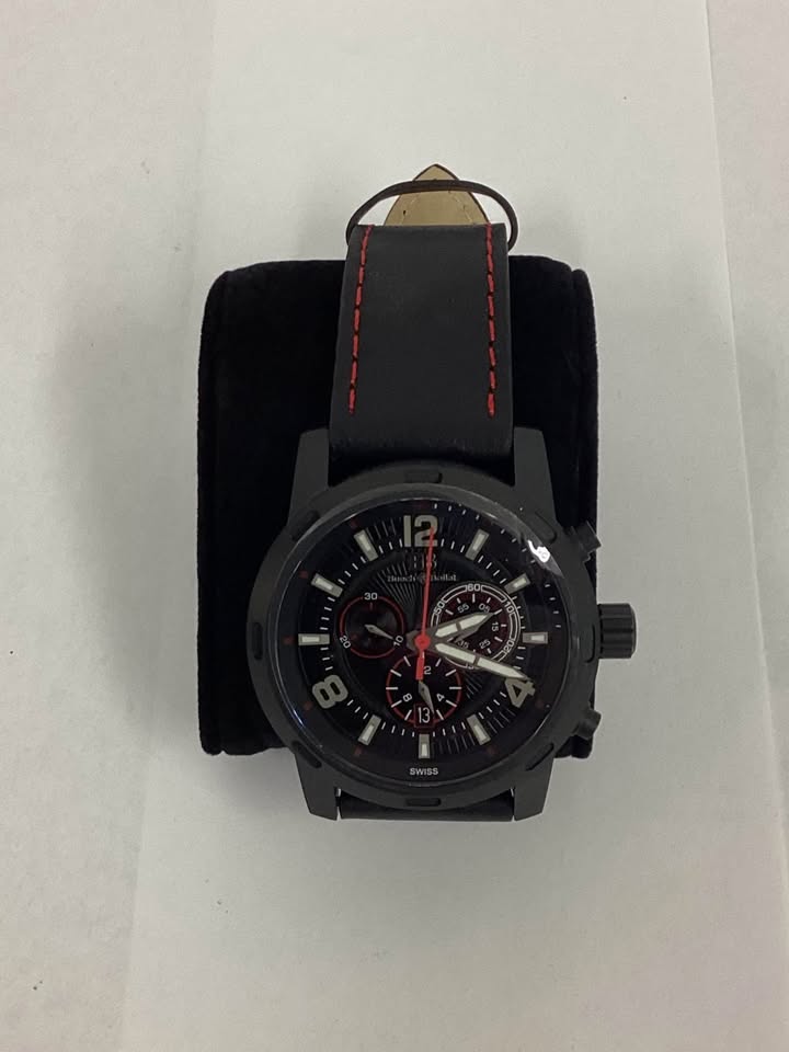 Buech & Boilat Baracchi Men’s Swiss Chronograph, textured multi-level dial and Sapphire crystal