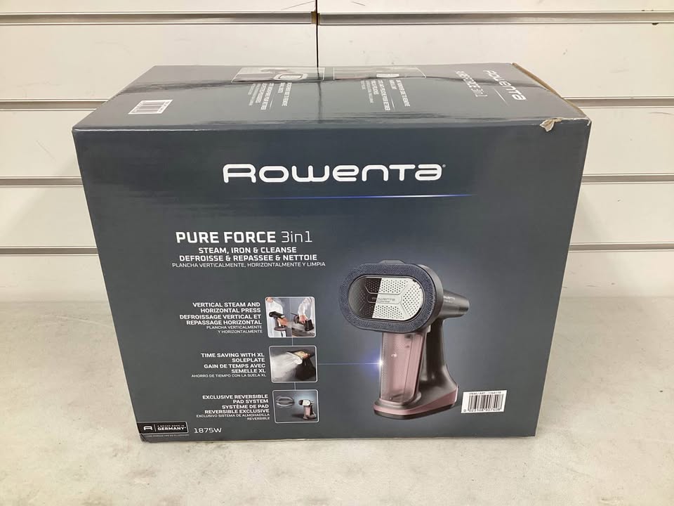 PURE FORCE 3-IN-1 STEAMER & IRON