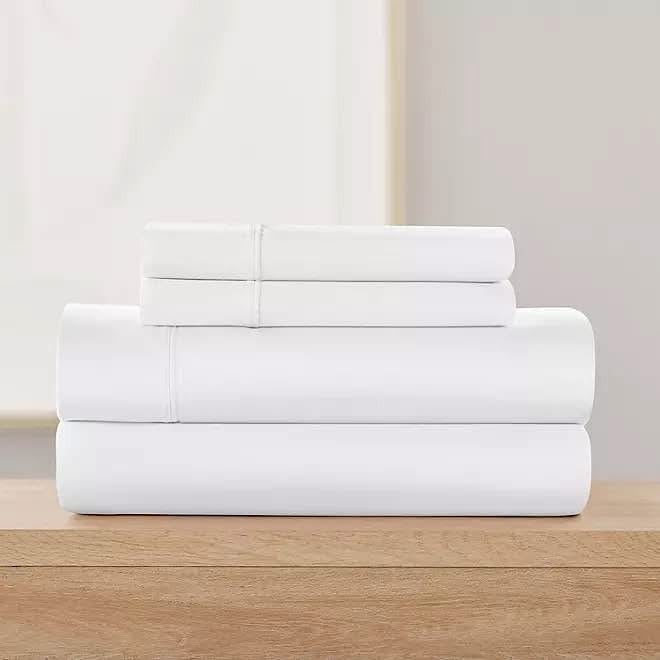 Member's Mark 500 Thread Count Performance Solid Sheet Set Twin/TwinXL