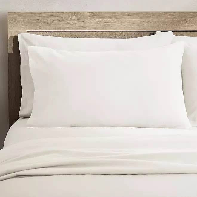 Member's Mark Flannel Sheet Set Queen Size Ivory