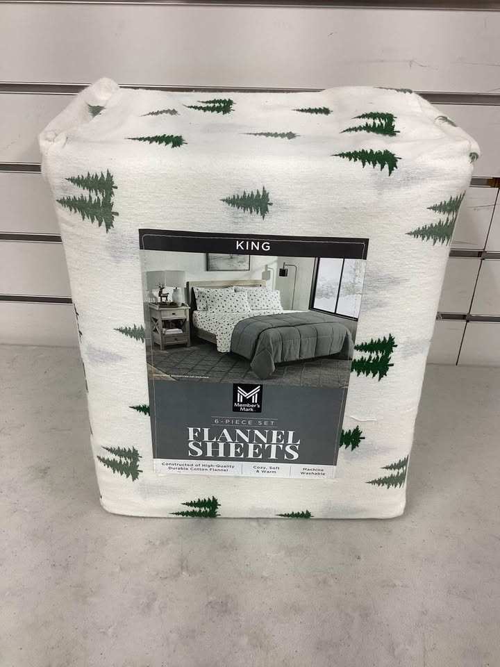 Member's Mark Flannel Sheet Set King Size