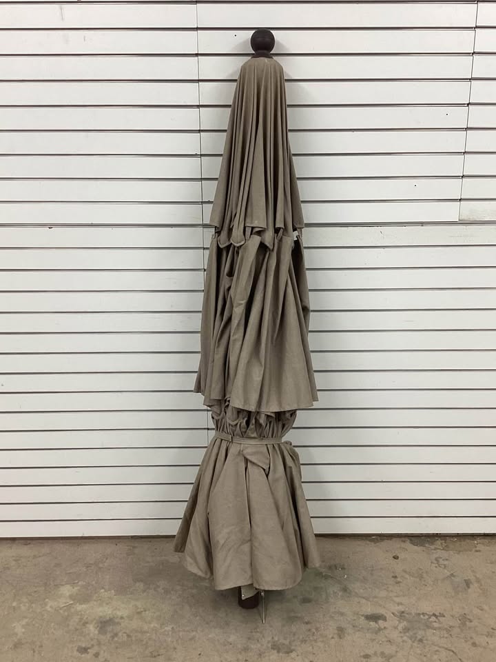 Proshade 11ft Wood-Look Collar Tilt Aluminum Umbrella