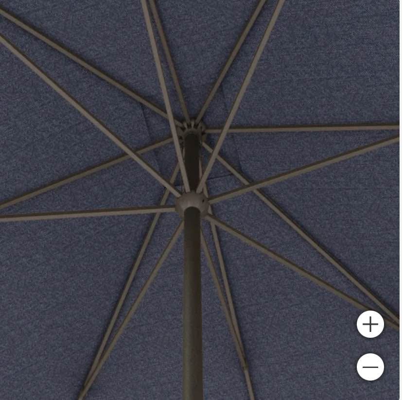 Seasons Sentry 8' x 11' Height Adjustable Market Umbrella