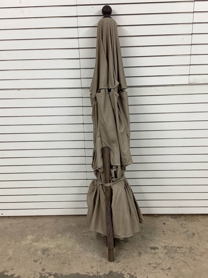 Proshade 11ft Wood-Look Collar Tilt Aluminum Umbrella