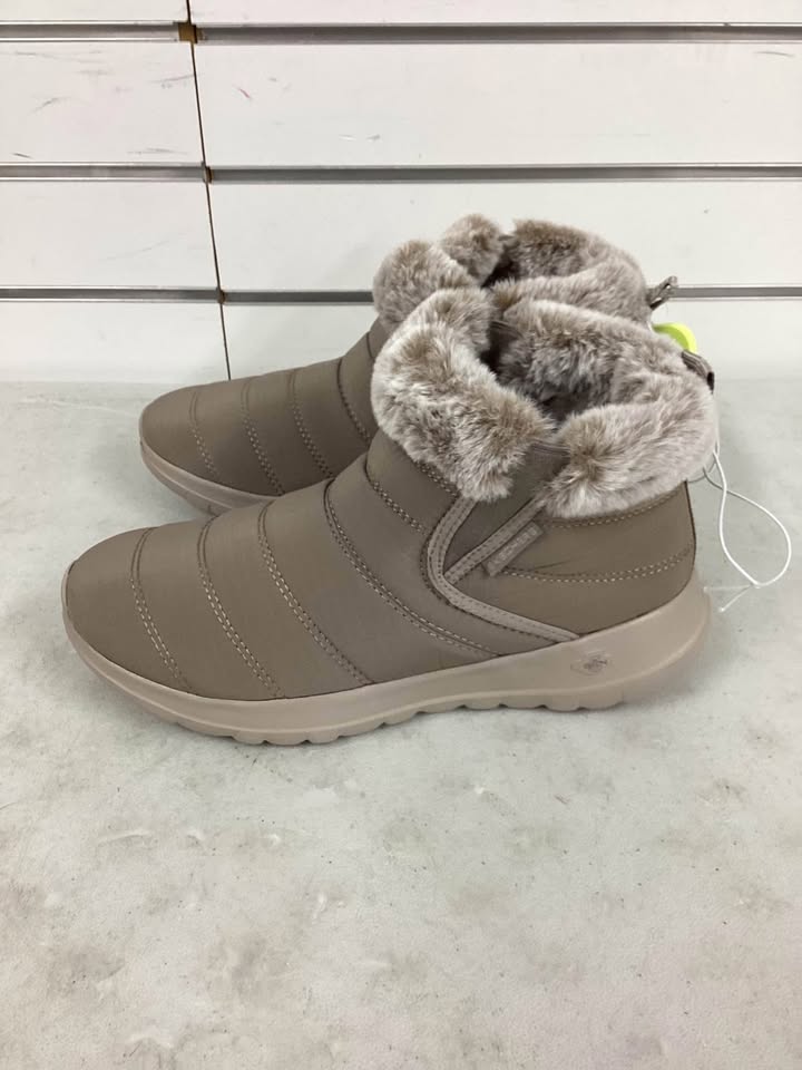 Skechers Women's On-The-Go Joy Boot Taupe Size 10