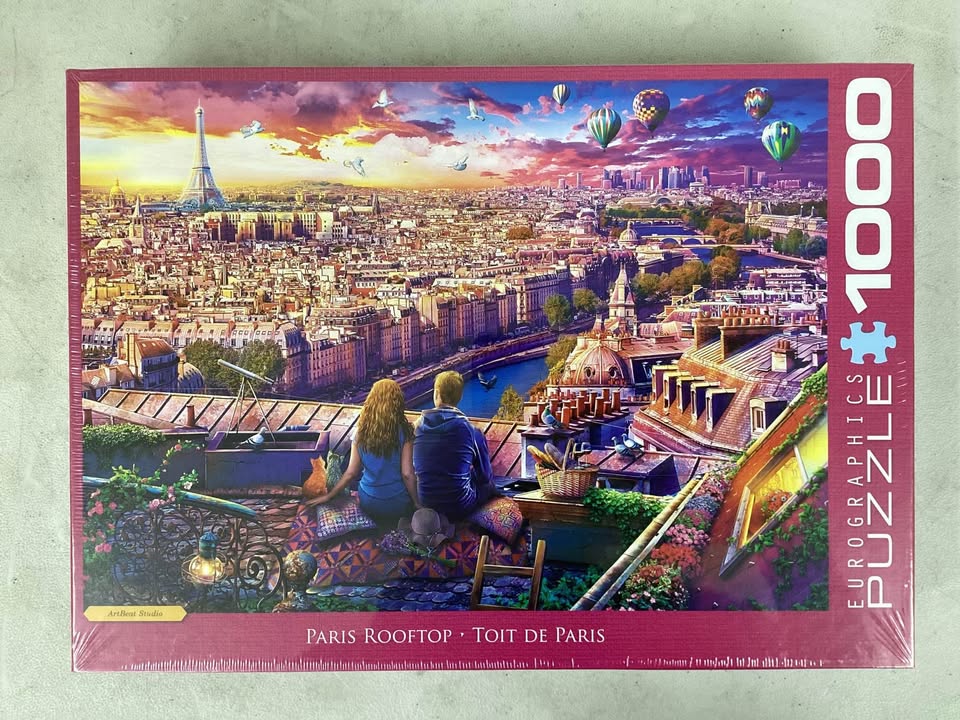 Eurographics Paris Rooftop 1000 Piece Puzzle