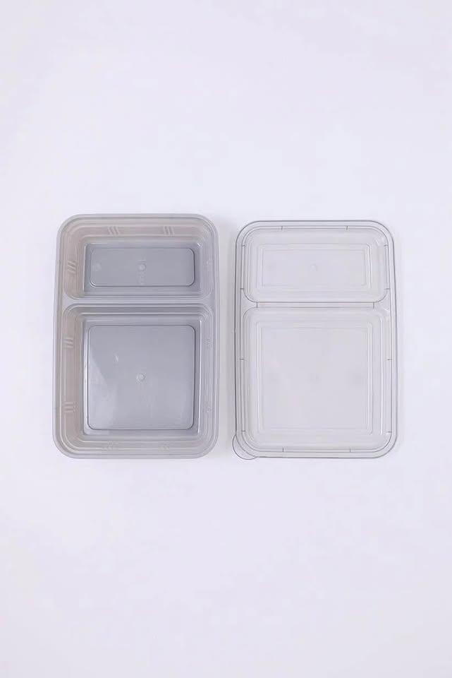 Edge Double Compartment Meal Prep Set 24-Piece, 12 Lids / 12 Containers