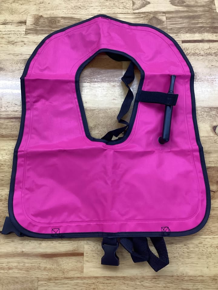 Inflatable Snorkel Vest for Diving, Snorkeling, Swimming, Surfing