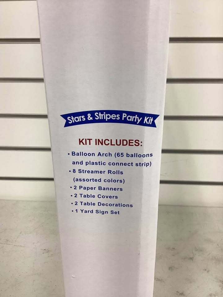 Stars and Stripes Patriotic Party Decorating Kit