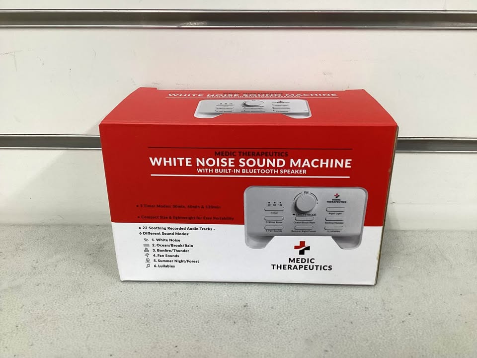Medic Therapeutics White Noise Sound Machine w/ Bluetooth
