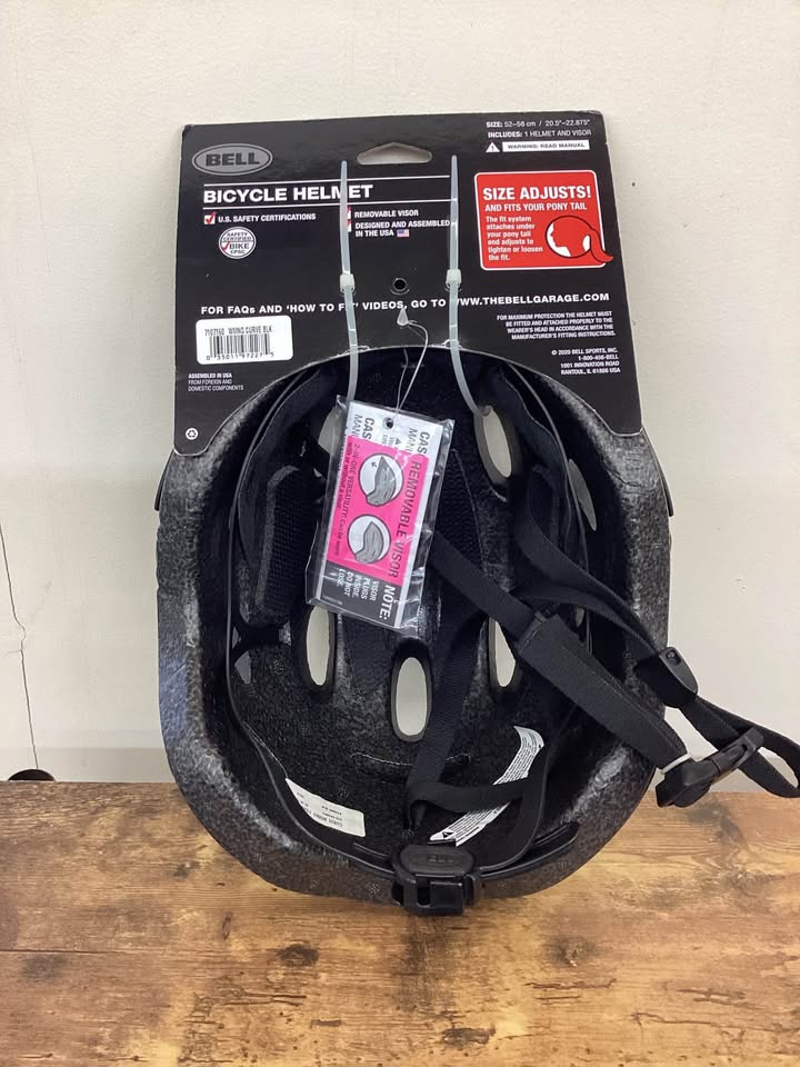 Bell Curve Women's Helmet, Black Petals, One Size, Model: 7107160