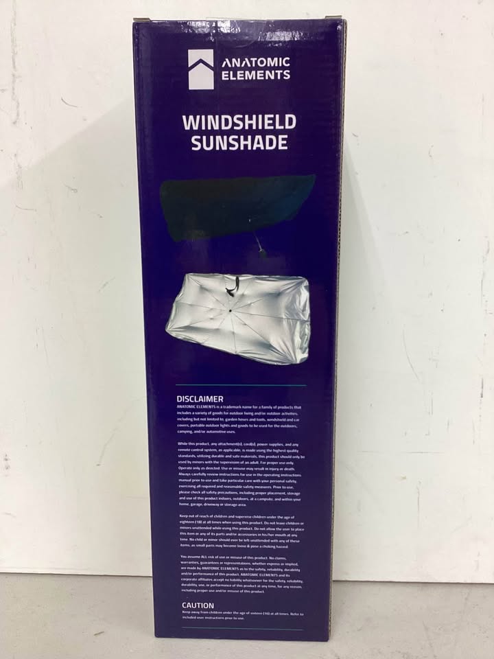 Foldable UV Protection Car Windshield Sunshade Set of 2