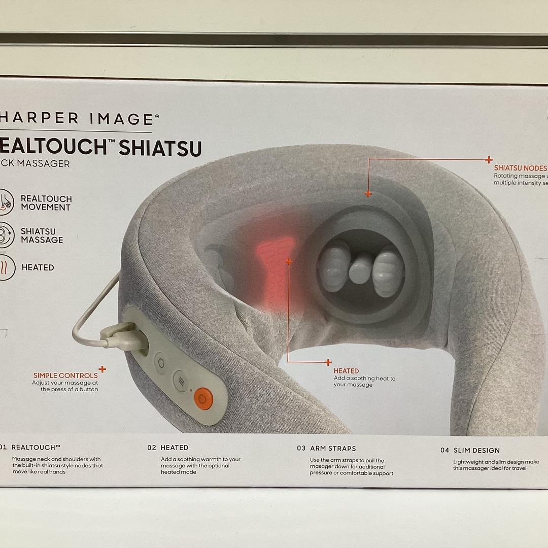 Sharper Image Realtouch Shiatsu Electric Neck Massager
