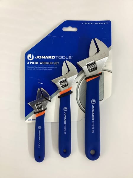 Jonard Tools Adjustable Wrench Set