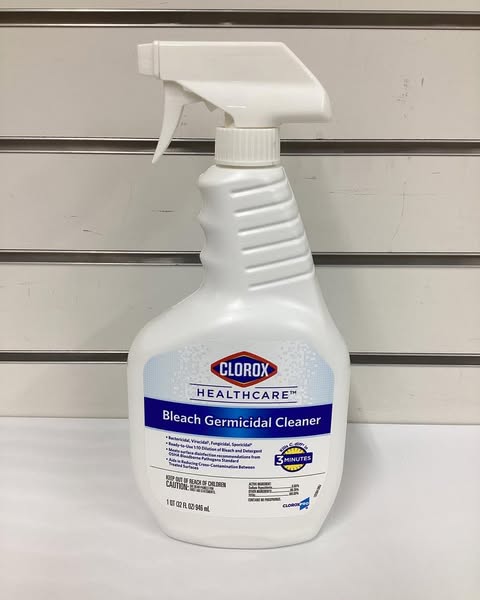 Clorox Healthcare Bleach Germicidal Cleaner Spray, 32 Ounces