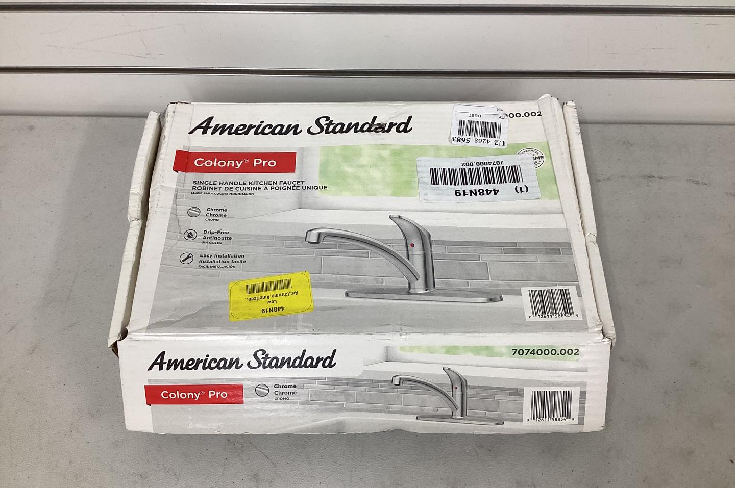 American Standard Colony Pro Single-Handle Standard Kitchen Faucet in Polished Chrome