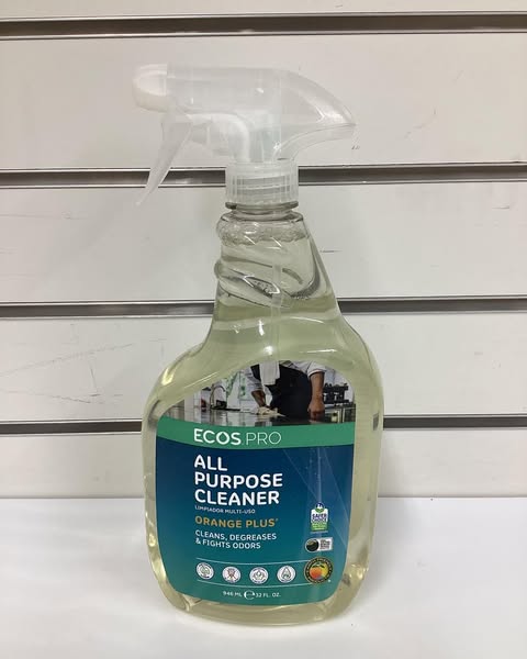 ECOS PRO Orange Plus All-Purpose Cleaner and Degreaser, Citrus Scent, 32 Fl. Oz.