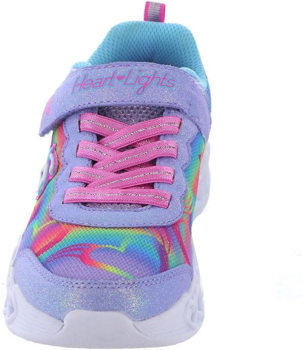 Skechers Girls' Infinite Heart Lights Sneaker Size - 4
