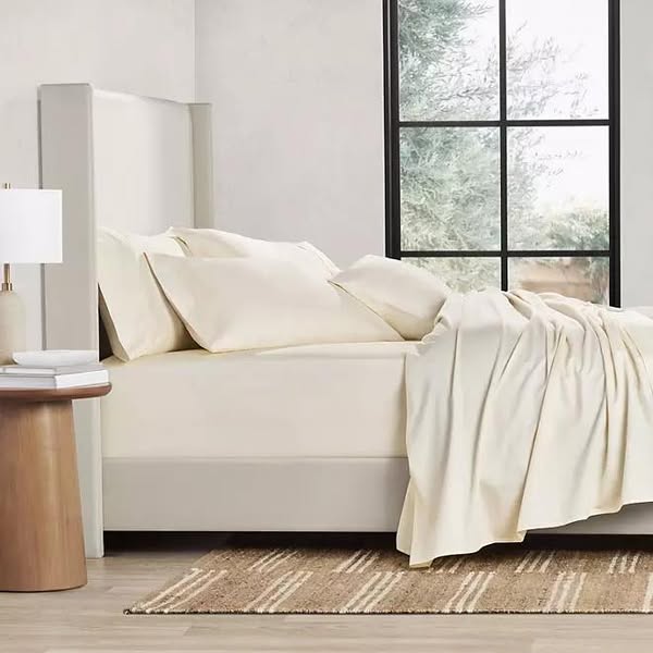 Member's Mark Queen Size Performance 500-Thread-Count Solid Sheet Set