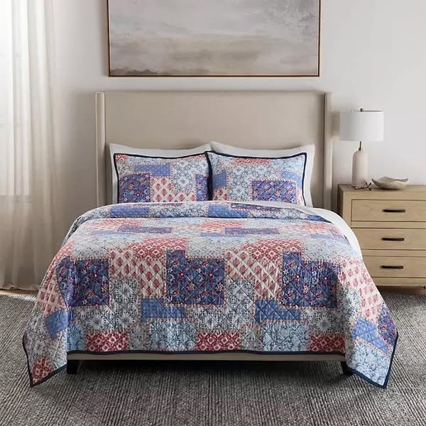 Member’s Mark King Size 3-Piece Printed Quilt Set