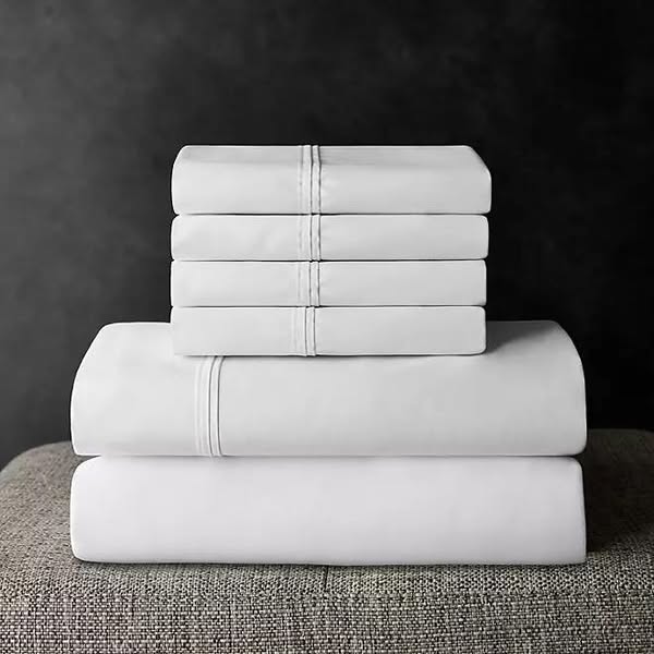 Member’s Mark Hotel Premier Collection 700-Thread-Count Solid Egyptian Cotton Sheet Set Size - Queen