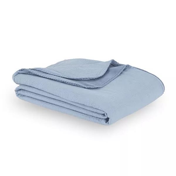 Member's Mark Reversible Cozy Gauze Plush Throw, 60" x 70"