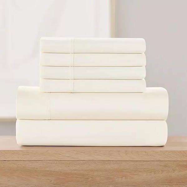 Member's Mark Queen Size Performance 500-Thread-Count Solid Sheet Set