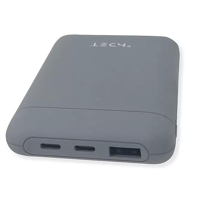 Tech Squared 10K mAh Power Bank with USB-C PD 20W and USB-A, 2 pk.