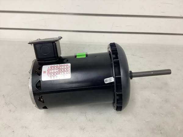 CENTURY FC3076F Condenser Fan Motor: Band Mount, Open Air-Over, 3/4 HP