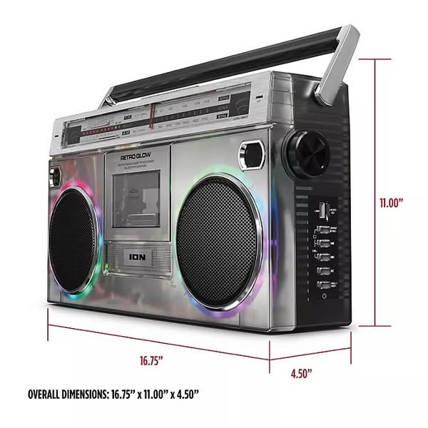 ION Retro Glow Bluetooth Speaker