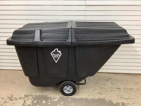 TOUGH GUY General Purpose Plastic Tilt Truck with Lid