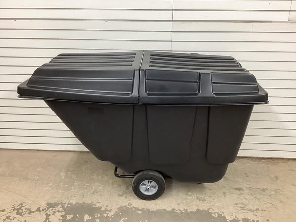 TOUGH GUY General Purpose Plastic Tilt Truck with Lid