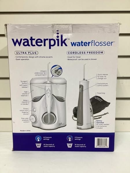 Waterpik Ultra Plus and Cordless Freedom Water Flosser