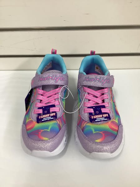 Brand New Skechers Girls' Infinite Heart Lights Sneaker Size 3