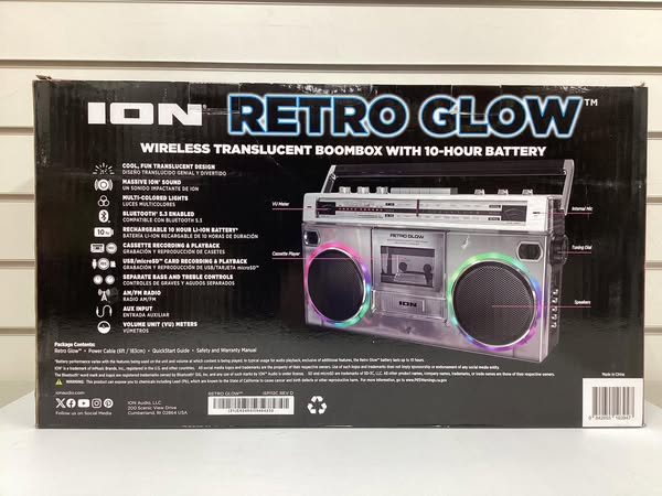ION Retro Glow Bluetooth Speaker