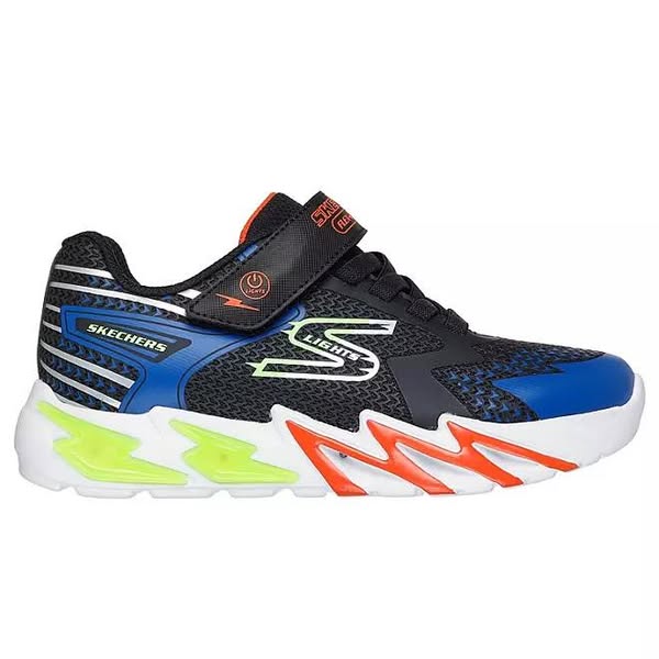 Skechers Boys Flex-Glow Bolt Light-Up Sneaker Size - 3