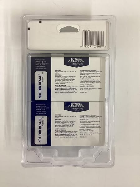 PetArmor CapAction Flea Tabs for Dogs, 12 ct.